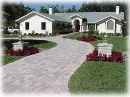 Paver driveway
